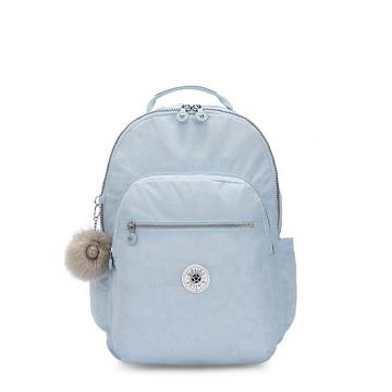 Kipling Seoul Large 15" Backpack Laptop Táska Türkiz | HU 1652PJ